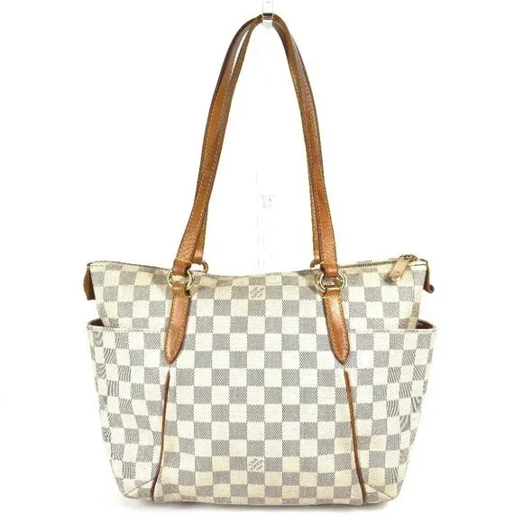 LOUIS VUITTON N51261 Damier Azur TotallyPM Tote Bag Shoulder Bag - Picture 2 of 16